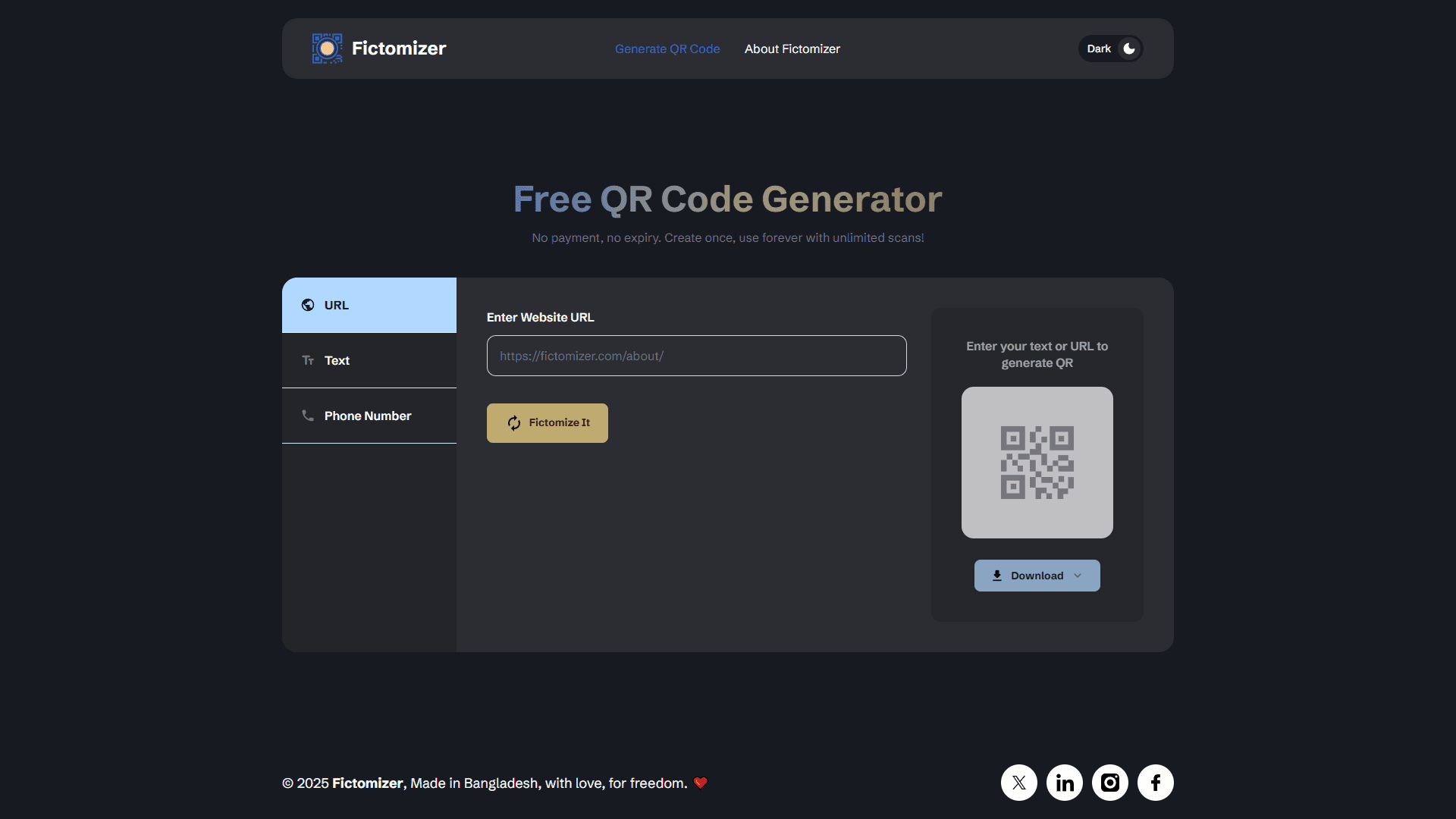 Fictomizer